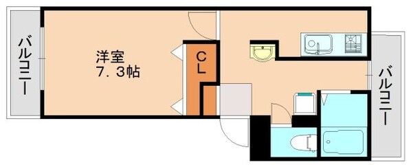 ブランシュール片峰Ⅱの物件間取画像